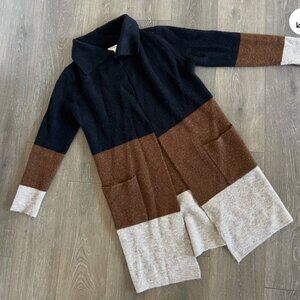 Max Studio Colorblock Cardigan